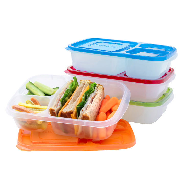 Bentgo Easyboxes 3-Compartment Food Containers 8-Piece Set F8