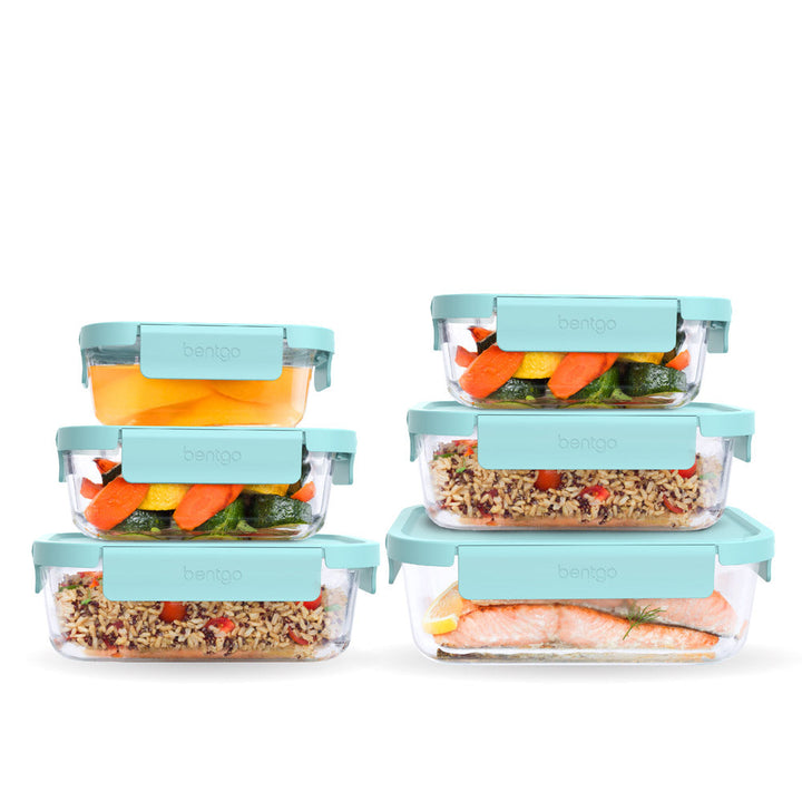 Bentgo Glass Leak-Proof Food Storage Set (12-Piece) E4