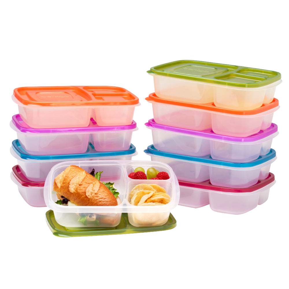 Bentgo Easyboxes 3-Compartment Food Containers 20-Piece Set - Classic