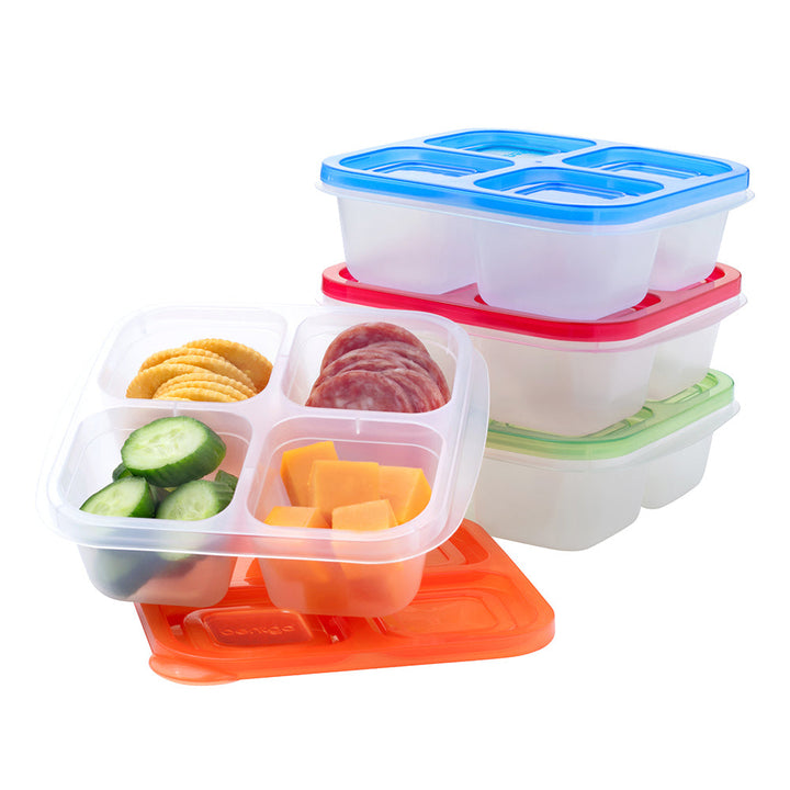 Bentgo Easyboxes 4-Compartment Snack Containers 8-Piece Set C9