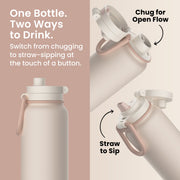 Bentgo Flip 2-in-1 Water Bottle (24 fl oz)