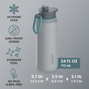 Bentgo Flip 2-in-1 Water Bottle (24 fl oz)