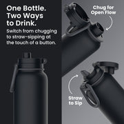 Bentgo Flip 2-in-1 Water Bottle (32 fl oz)