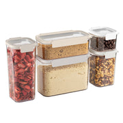 Bentgo Pantry Airtight Dry Food Storage Containers (10-pcs) - White Stone