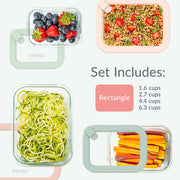 Bentgo Signature Glass Food Storage Set (8-Piece)