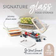Bentgo Signature Glass Food Storage Set (8-Piece)