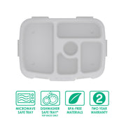 Bentgo Kids Prints Tray with Transparent Cover