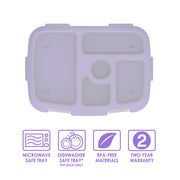 Bentgo Kids Prints Tray with Transparent Cover