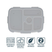 Bentgo Kids Prints Tray with Transparent Cover