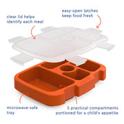 Bentgo Kids Prints Tray with Transparent Cover