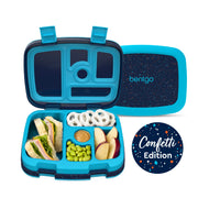 Bentgo Kids Lunch Box (Glitter & Confetti) - Abyss Blue Speckle Confetti