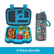 Bentgo Kids Prints Lunch Box & Water Bottle - Dinosaur